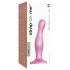 Strap-on-me Curvy M - bølget, med sugekop dildo (pink)