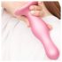 Strap-on-me Curvy M - bølget, med sugekop dildo (pink)