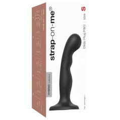 Strap-on-me - dildo med sugekop - bøjet - sort