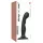 Strap-on-me - dildo med sugekop - bøjet - sort
