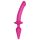 Strap-on-me Swith Semi-Realistic L - 2i1 silikone dildo (pink)
