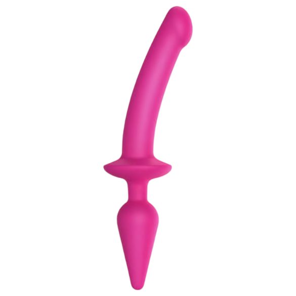 Strap-on-me Swith Semi-Realistic L - 2i1 silikone dildo (pink)