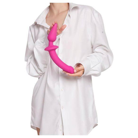 Strap-on-me Swith Semi-Realistic L - 2i1 silikone dildo (pink)