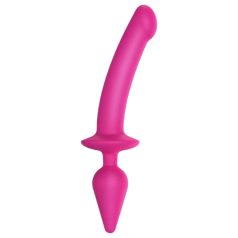 Strap-on-me Switch Semi-Realistisk XXL - 2i1 dildo (pink)