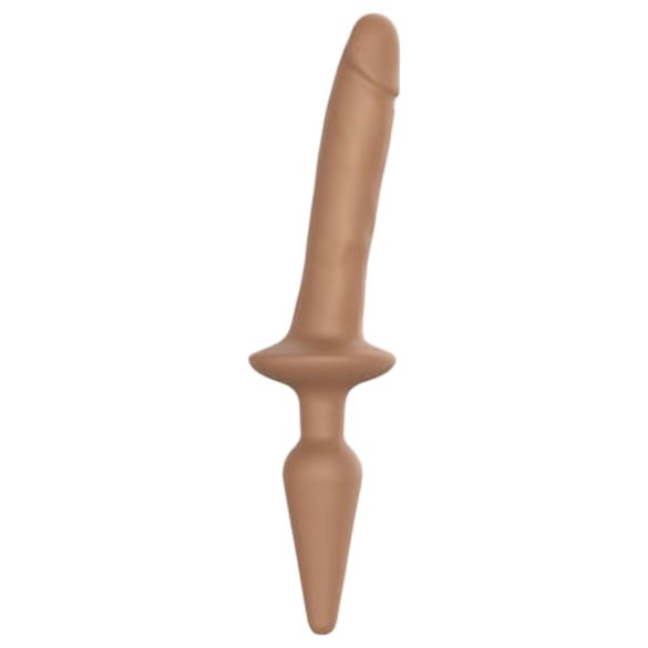 Strap-on-me Switch Realistisk S - 2-i-1 silikone dildo (naturlig)