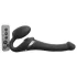 Strap-on-me - strap-on vibrator med luftbølger - sort