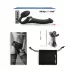 Strap-on-me - strap-on vibrator med luftbølger - sort