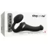 Strap-on-me - strap-on vibrator med luftbølger - sort