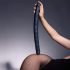 Strap-on-me - dobbelt dildo (metalblå)