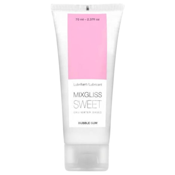 Mixgliss Sweet Bubble Gum - vandbaseret glidecreme - tyggegummi (70ml)