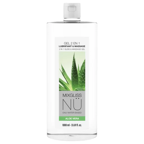 Mixgliss Nu Aloe Vera - nuru massagegel og glidecreme (1000 ml)