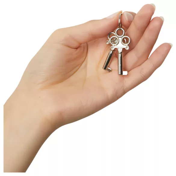 Love to Love - håndjern - blød plys - sort