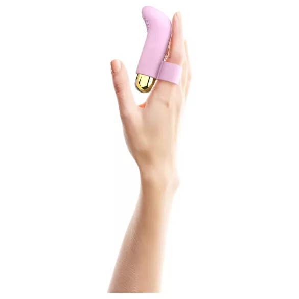 Love to Love - fingervibrator med genopladelig motor - pink