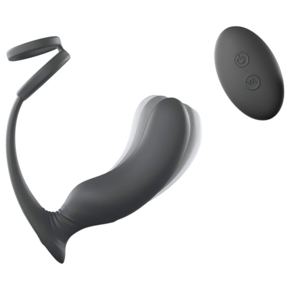 Love to Love - prostata vibrator med ring (sort)