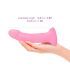 Dildolls Glitzy - sugekops silikonedildo (pink)