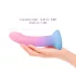 Dildolls Utopia - silikondildo med sugekop - farverig