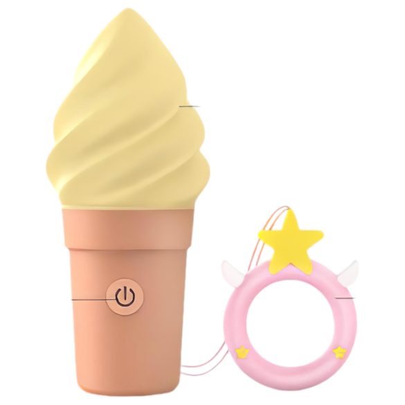 Love to Love Cand Ice - genopladelig klitorisvibrator (vanilje)