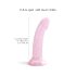 Dildolls Starlight - stjerneformet dildo med sugekop (pink)