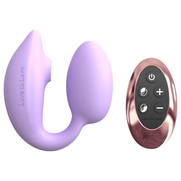Love to Love Wonderlover - klitoris stimulator G-punkt vibrator (lilla)