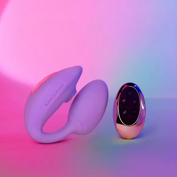 Love to Love Wonderlover - klitoris stimulator G-punkt vibrator (lilla)