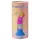 Love to Love Candy Loop - lysende LED-silikone dildo (lyserød-blå) - 16,9 cm