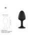Dorcel Geisha Diamant Anal Plug - Sort