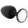 Dorcel Geisha Plug Diamond L - hvid sten anal plug (sort)