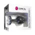 Dorcel Geisha Plug Diamond L - hvid sten anal plug (sort)