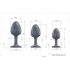 Dorcel Geisha Diamond XL - Sort anal plug med hvid sten