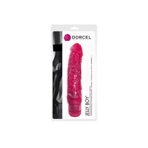 Dorcel Jelly Boy - gelé, realistisk vibrator (pink)