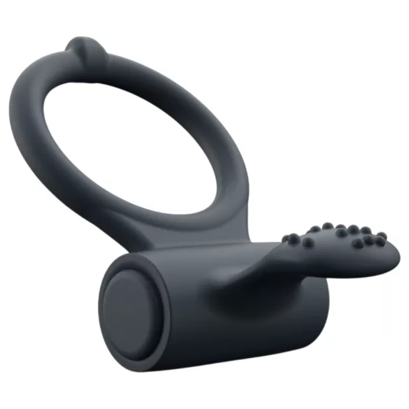 Dorcel Power Clit Plus - genopladelig, vibrerende penisring (sort)