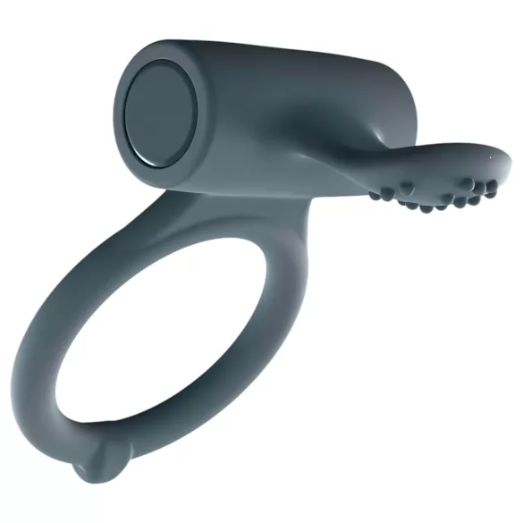 Dorcel Power Clit Plus - genopladelig, vibrerende penisring (sort)