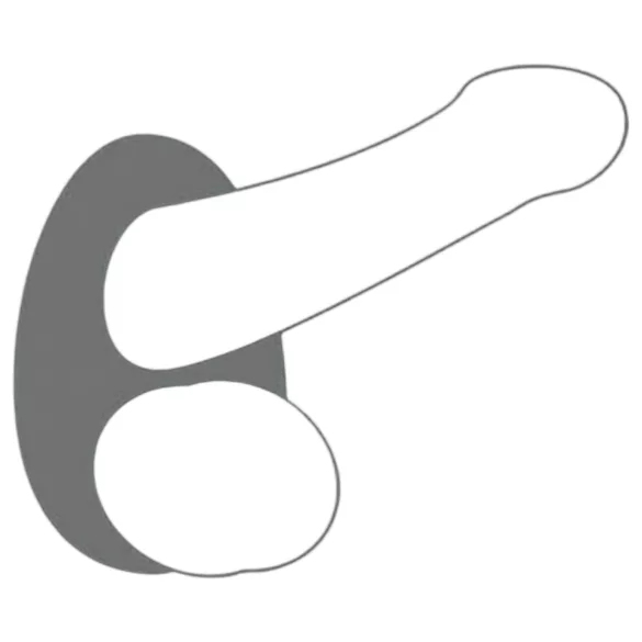 Dorcel - penisring - blød fleksibel silikone - grå