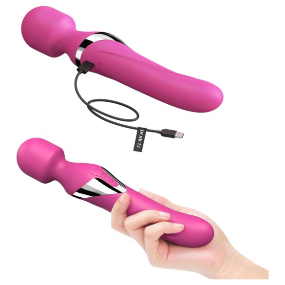 Dorcel Dual Orgasms - genopladelig 2-i-1 massagevibrator (pink)