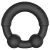 Dorcel Stronger Ring - penisring med metalindsats - sort