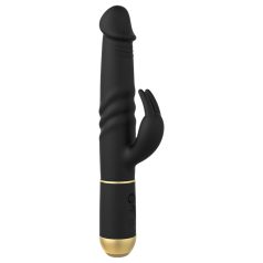   Dorcel - rabbitvibrator med stødfunktion og klitorisarm - sort