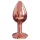 Dorcel Diamond Plug S - analpløg i aluminium - lille (rosaguldfarvet)