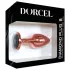 Dorcel Diamond Plug S - analpløg i aluminium - lille (rosaguldfarvet)