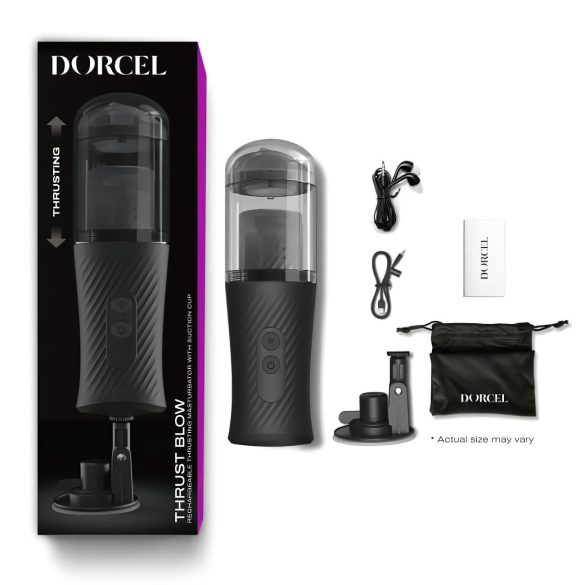 Dorcel - automatisk masturbator med thrust-funktion - genopladelig - sort
