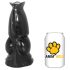 AnimHole Wolf - ulmodes dildo - 21 cm (sort)