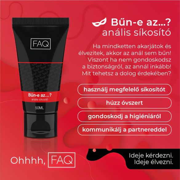 FAQ - Er det en synd…? anal glidecreme (50ml)