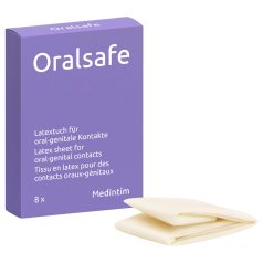 Oralsafe - oralkondom - engangslapper til oralsex - 8 stk