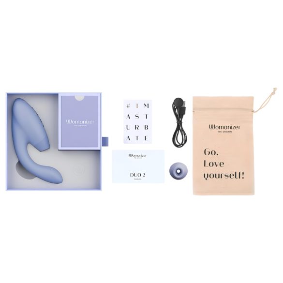 Womanizer Duo 2 - 2i1 G-punkt vibrator (lilla)
