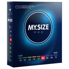 My.Size PRO - kondom i specialstørrelse - 60 mm (3 stk.)