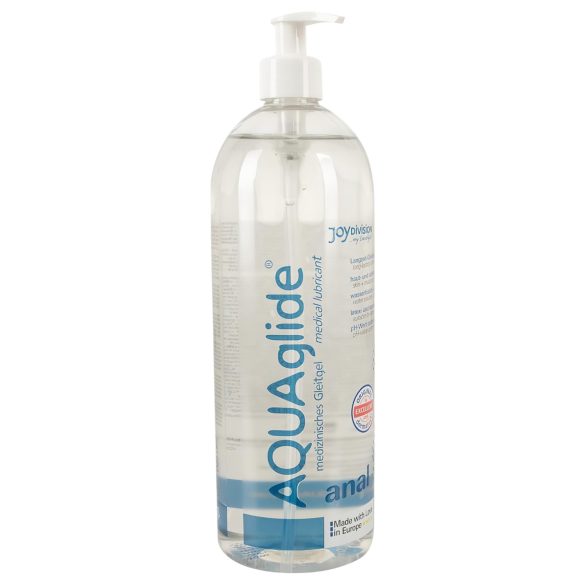 AQUAglide – vandbaseret glidecreme til anal brug (1000 ml)