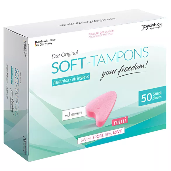 Joydivision Soft-Tampons mini - tampon uden snor (50 stk.)