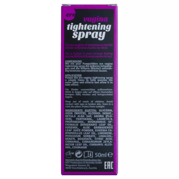 HOT ero - skedesammentrækkende spray til kvinder (50 ml)