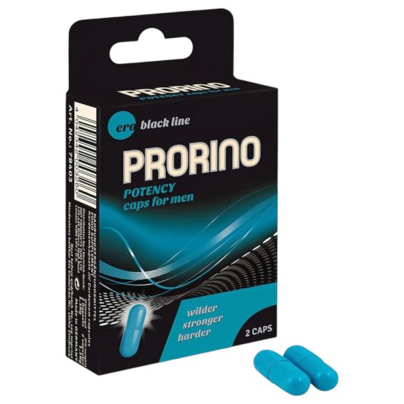 PRORINO - potenspiller til mænd - kosttilskud kapsler (2 stk)