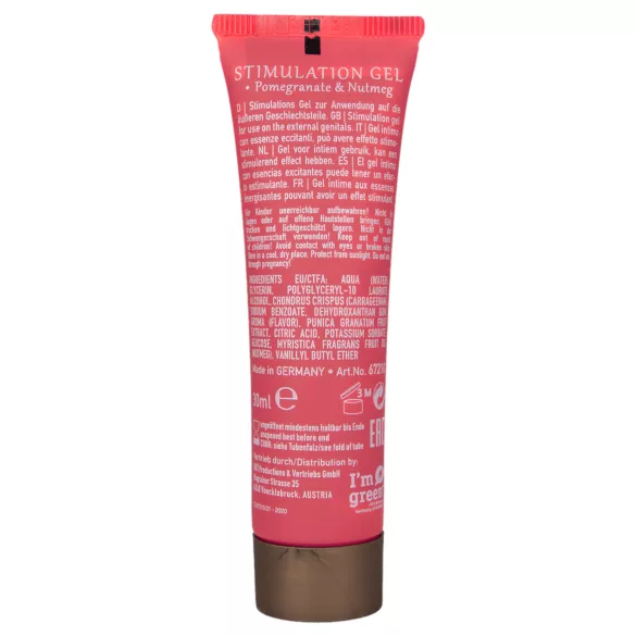 HOT Shiatsu - stimulerende creme til kvinder - granatæble (30 ml)