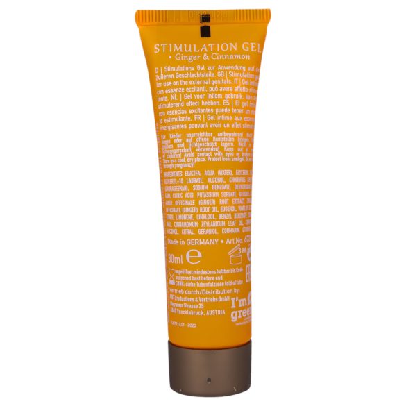 HOT Shiatsu - stimulerende creme til kvinder - ingefær og kanel (30ml)